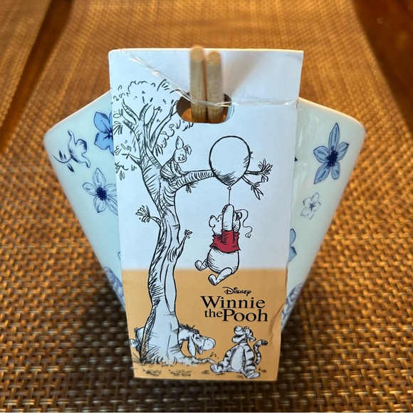 Disney Winnie the Pooh Blue Dreams Ramen Bowl & Chopsticks NEW - Picture 6 of 7